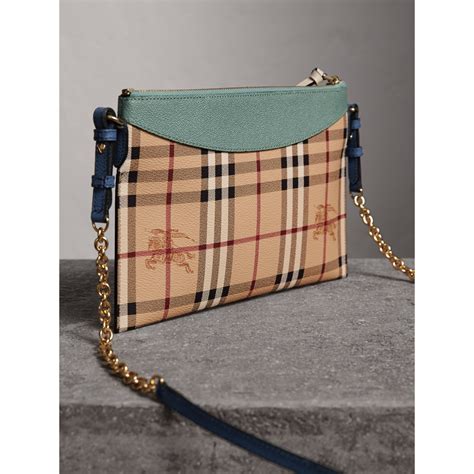 burberry haymarket check and two-tone leather clutch bag|Women’s Designer Bags .